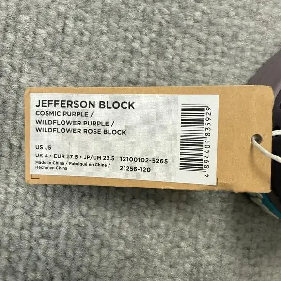 Native Shoes Youth Size 5 Purple Pink Jefferson Block Perforated Slip On EVA - Picture 7 of 12